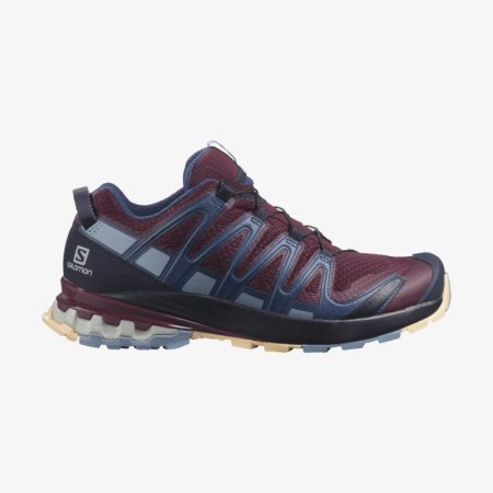 Scarpe Trail Running Salomon XA PRO 3D v8 Donna Rosse/Blu Marino IT 5-S37